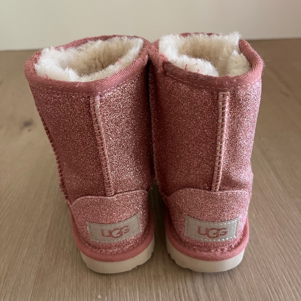Pink sparkle ugh boots